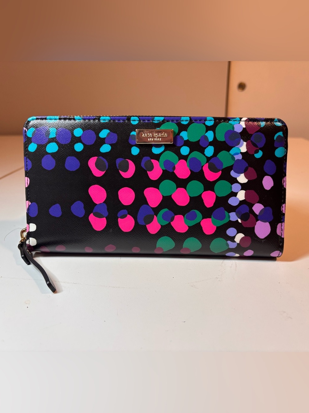 NEW Kate Spade Laurel Way Neda Zip around Wallet